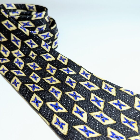 Robert Talbott Vintage Silk Tie - atomic 80s pattern excellent condition - Picture 3 of 9
